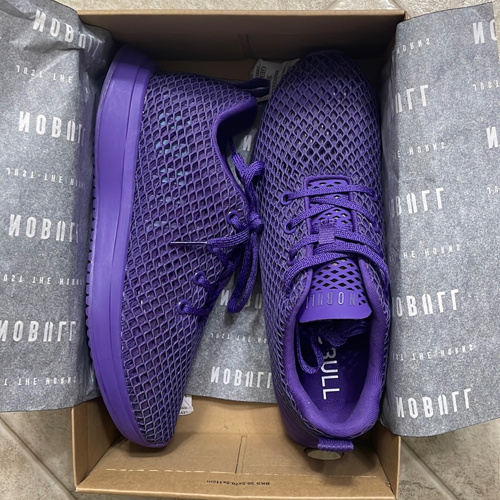 New reflective purple NOBULL shoe.